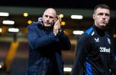 Rangers manager Philippe Clement applauds fans at full time after the 5-0 win over Dundee. (Photo by Ross Parker / SNS Group)