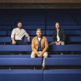 From left: Social Hub's GM Ben McLeod joins MadeBrave's Stephen Weir and Andrew Dobbie. Picture: Andrew Jackson.