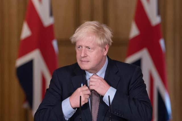 Boris Johnson unveiled the UK's prospective 'moonshot' testing regime at a daily press briefing on September 9 (Getty Images)