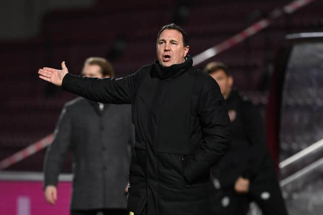Ross Couny Manager Malky Mackay during the 2-1 defeat to Hearts at Tynecastle on Boxing Day (Photo by Paul Devlin / SNS Group)