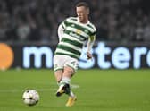 Celtic's Callum McGregor in Champions League action against Real Madrid last week.  (Photo by Rob Casey / SNS Group)