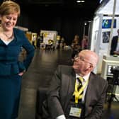 Nicola Sturgeon with husband Peter Murrell.