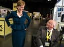 Nicola Sturgeon with husband Peter Murrell.