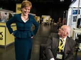 Nicola Sturgeon with husband Peter Murrell.