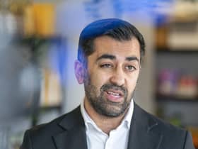 First Minister Humza Yousaf during a visit to the Whitfield Community Larder as part of the Big Help Out in Dundee. Picture: Jane Barlow -  WPA Pool/Getty Images