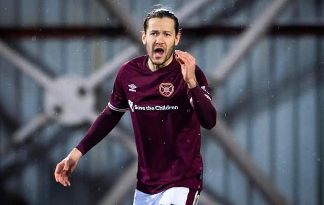 Peter Haring has been a key player for Hearts in recent weeks.