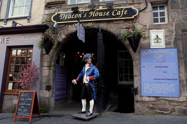 This tavern is amongst Edinbugh's 'most haunted pubs' and it is named after a local ghost, Deacon William Brodie. Brodie was a well-respected Head of the Town Council in Edinburgh by day but by night he was the leader of a savage gang of robbers that funded his extravagant lifestyle of drinking and gambling. Eventually he was caught and was taken to the gibbet to be hanged, he tried to bribe the hangman not to use a steel collar so that he may escape, but this failed. His enraged spirit is still said to roam the Royal Mile to this day, spotted with rope marks around its neck.