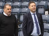 Celtic's Ange Postecoglou believes people are 'living in the moment' in being exercised by how his team and  Michael Beale's Rangers are dominating in their domestic outings against the other clubs.(Photo by Alan Harvey / SNS Group)