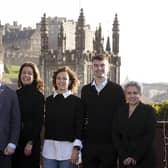Hutcheon Mearns managing director Craig Hutcheon with Edinburgh team members Jack Ramage, Angela McCann, Karolina Slowik-Skiba, Daniel Burns and Lianne Ross. Picture: Michal Wachucik/Abermedia