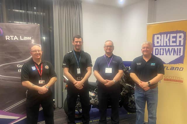Biker Down (Scottish Fire & Rescue Service), Police Scotland, Motorcycle Law Scotland, IAM Roadsmart.