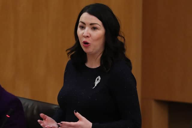 Scottish Labour leadership contender Monica Lennon.