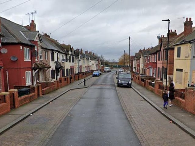 The least expensive street in Doncaster is Prince's Crescent in Edlington, with an estimated average property price of £32,300.