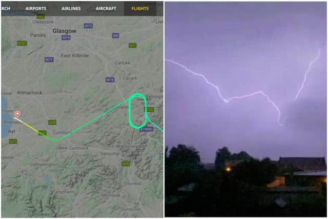 Ryanair flight diverted due to severe weather