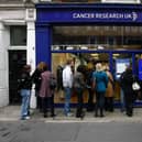 Cancer Research UK shops, donations, legacies, and other forms of income helped the charity raise a total of £668 million in 2021/22 (Picture: Gareth Cattermole/Getty Images)