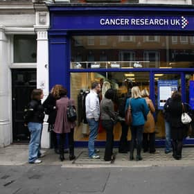 Cancer Research UK shops, donations, legacies, and other forms of income helped the charity raise a total of £668 million in 2021/22 (Picture: Gareth Cattermole/Getty Images)