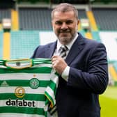 Ange Postecoglou was unveiled as Celtic boss at Parkhead. (Photo by Craig Williamson / SNS Group)