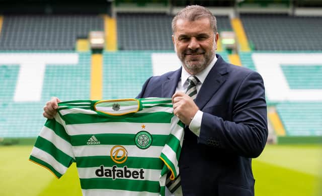 Ange Postecoglou was unveiled as Celtic boss at Parkhead. (Photo by Craig Williamson / SNS Group)