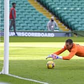 Rangers' goalkeeper Allan McGregor makes a save during the Scottish Premiership match between Celtic and Rangers at Celtic Park, on March 21, 2021. He is a key signing for Steven Gerrard says former Ibrox striker Kris Boyd (Photo by Rob Casey / SNS Group)