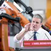 Labour leader Sir Keir Starmer makes his first major speech in 2023 during a visit to UCL at the Queen Elizabeth Olympic Park, London.