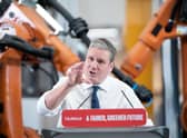 Labour leader Sir Keir Starmer makes his first major speech in 2023 during a visit to UCL at the Queen Elizabeth Olympic Park, London.