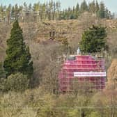 Craigievar Castle is undergoing a 12-month conservation project. Pic: Michal Wachucik/Abermedia)