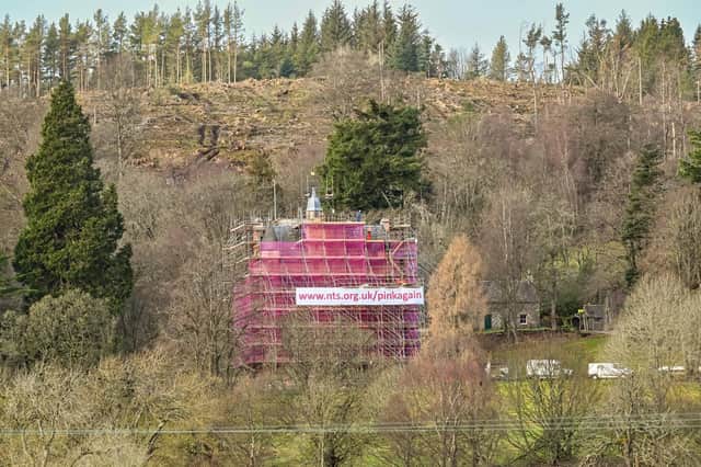 Craigievar Castle is undergoing a 12-month conservation project. Pic: Michal Wachucik/Abermedia)
