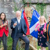 From left: Diana Peralta of DP Global; ICC CEO George McKay; ICC executive assistant Heather Maclaurin, and Max McFarlane of Ardgowan Distillery. Picture: Elaine Livingstone.