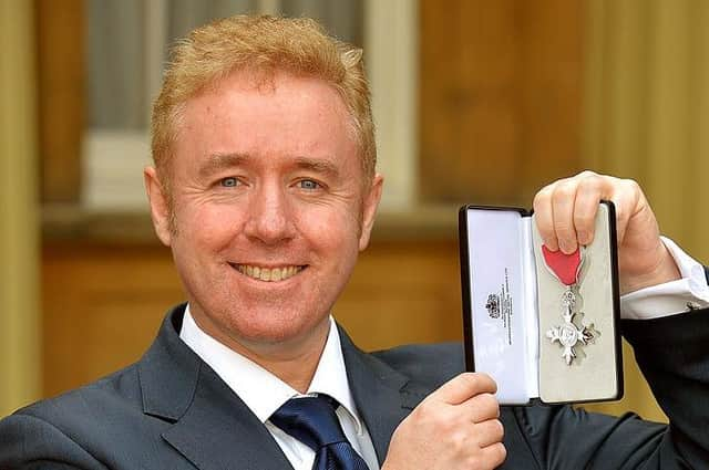 Mark Millar was awarded an MBE for services to film and literature in 2013.