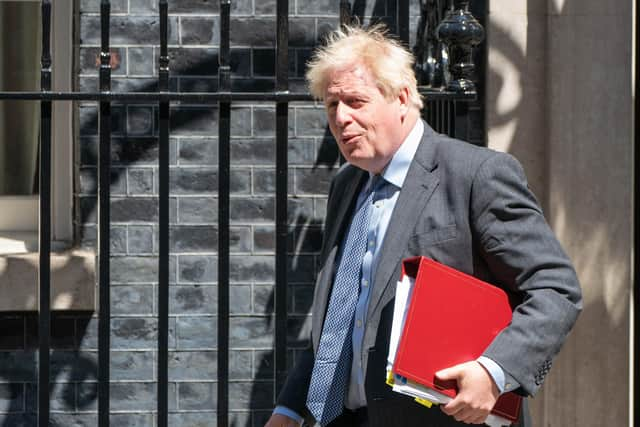 Prime Minister Boris Johnson departs 10 Downing Street. Picture: Dominic Lipinski/PA Wire