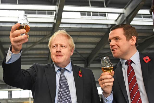 The poll is a huge blow for the PM and Scottish Tory leader Douglas Ross