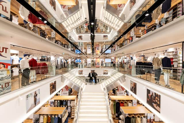 Uniqlo Edinburgh interior Pic: John Need