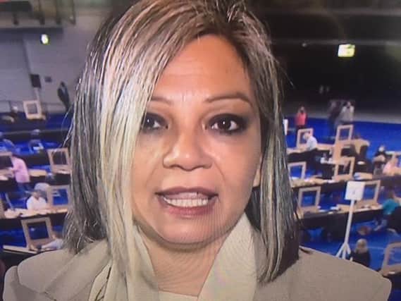 Kaukab Stewart will become the first woman of colour to serve as an MSP in the Scottish Parliament. Pic: BBC