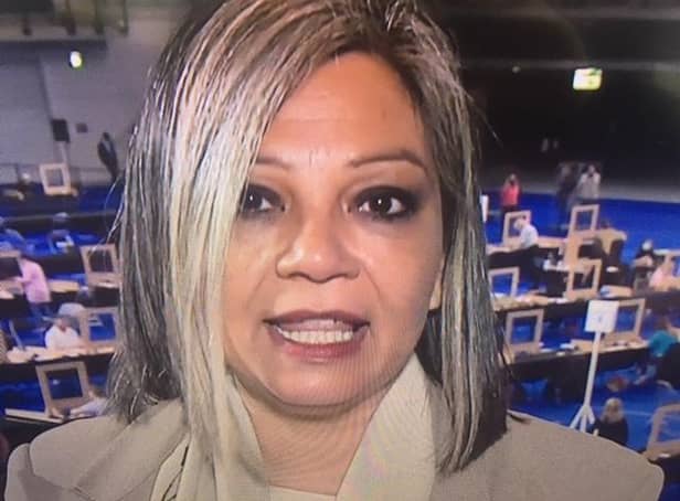 Kaukab Stewart will become the first woman of colour to serve as an MSP in the Scottish Parliament. Pic: BBC
