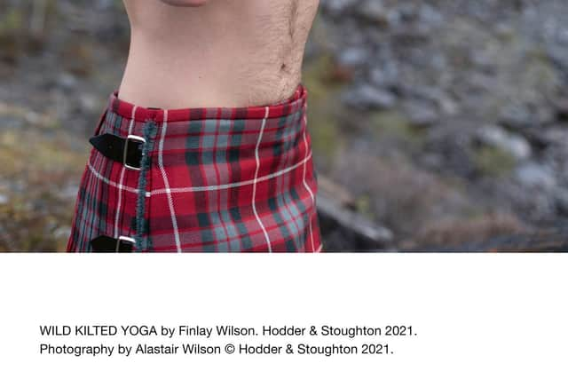 WILD KILTED YOGA by Finlay Wilson. Hodder & Stoughton Publishers 2021.