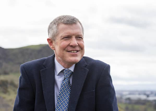 Outgoing Scottish Liberal Democrats leader Willie Rennie. Picture: Lisa Ferguson
Scottish Liberal Democrat Leader Willie Rennie unveils his commitment card ahead of the first TV debate.
Scottish Liberal Democrat Leader Willie Rennie unveils his commitment card ahead of the first TV debate.