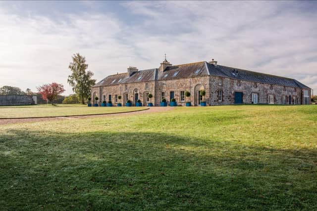 Newhall Mains has a quadrangular layout of cottages and suites centred around a courtyard and its own airstrip for those that want to skip the long drive or train journey.