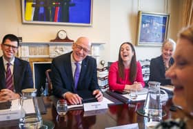 John Swinney and his Deputy Kate Forbes make a formidable double act (Picture: Jeff J Mitchell/Getty Images)