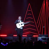 Lewis Capaldi performs onstage during iHeartRadio 106.1 KISS FM's Jingle Ball 2022 presented by Capital One at Dickies Arena on November 29, 2022 in Fort Worth, Texas. (Photo by Rick Kern/Getty Images for iHeartRadio)