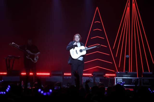 Lewis Capaldi performs onstage during iHeartRadio 106.1 KISS FM's Jingle Ball 2022 presented by Capital One at Dickies Arena on November 29, 2022 in Fort Worth, Texas. (Photo by Rick Kern/Getty Images for iHeartRadio)