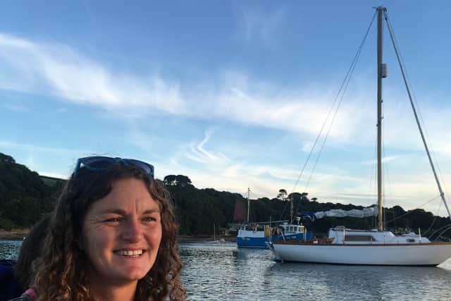 Susan Smillie sailed from the UK to Greece on her boat Isean, which she rescued from a West Coast boatyard and refurbished. Pic: Contributed