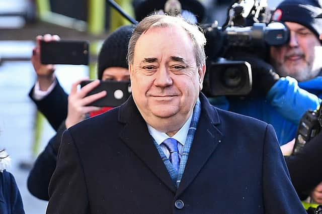 Former first minister Alex Salmond