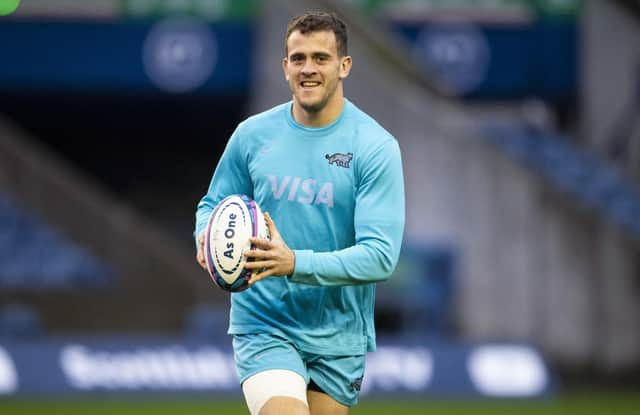 Emiliano Boffelli will win his 50th cap for Argentina when they play Scotland at Murrayfield. (Photo by Ross MacDonald / SNS Group)