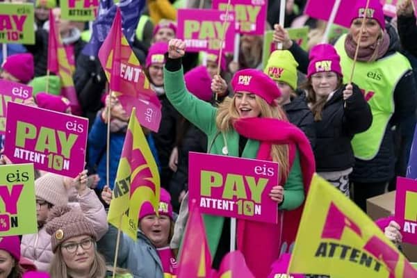 Teachers across Scotland took strike action last week