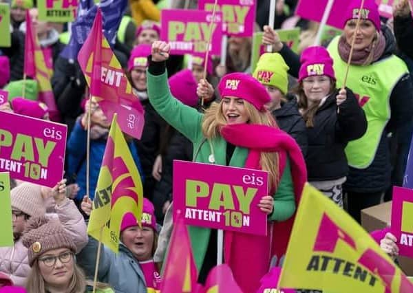 Teachers across Scotland took strike action last week