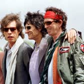 The Rolling Stones, from left to right; Charlie Watts, Mick Jagger, Ronnie Wood and Keith Richards.