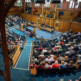The General Assembly of the Church of Scotland in session at New College, Edinburgh, in May this year (Picture: Andrew O'Brien)