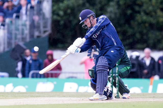 Scotland's Michael Leask was player of the match in the win over Papua New Guinea