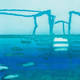 Sea Ice Illulissat (detail) by Barbara Rae