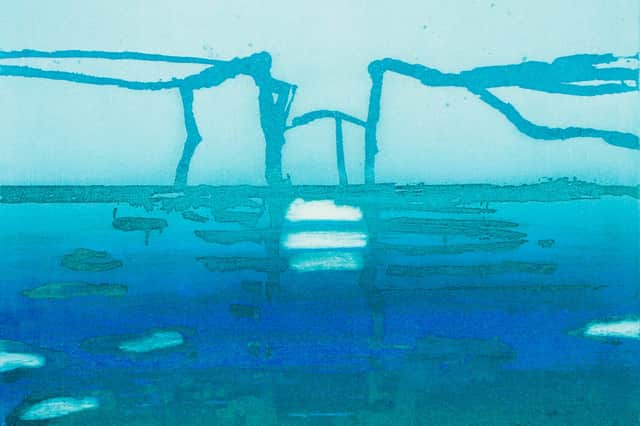 Sea Ice Illulissat (detail) by Barbara Rae