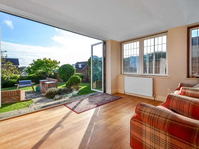 This four bedroom home in Glebe Park Avenue is on sale for £1.185m. It is listed by Fine and Country.